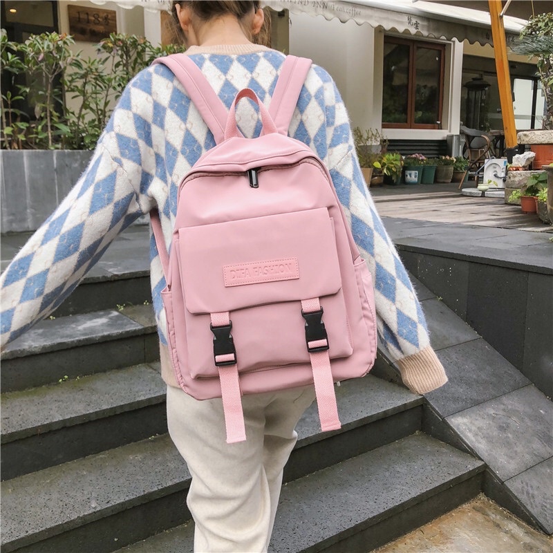 Balo ulzzang 2 dải siêu cute