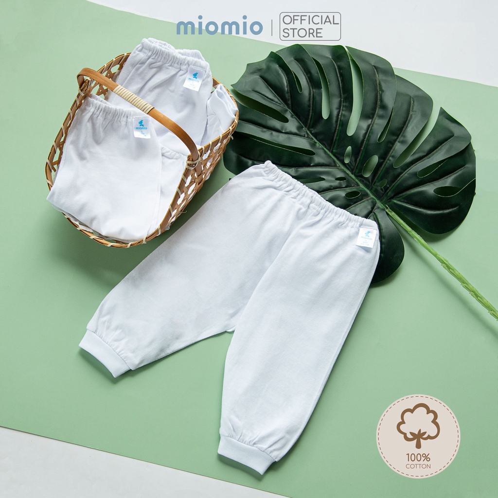 Set 3 Quần Dài Rã Đáy Trắng-Miomio
