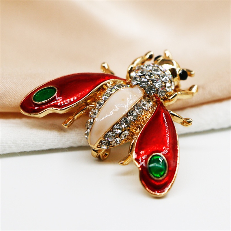 Ghim Cài Áo Hình Ong Đính Đá Thời Trang