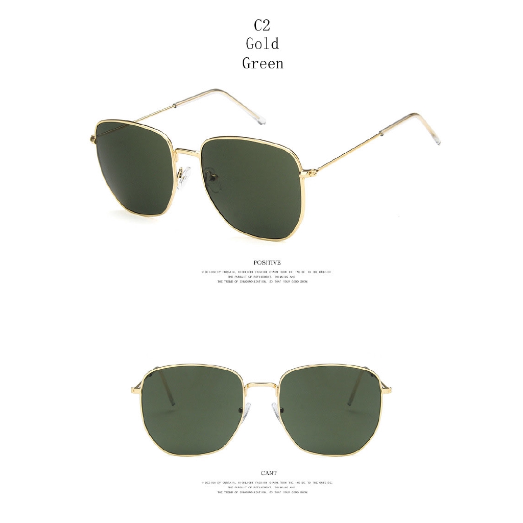 Kính mát nam nữ gọng vuông phong cách retro Samjune