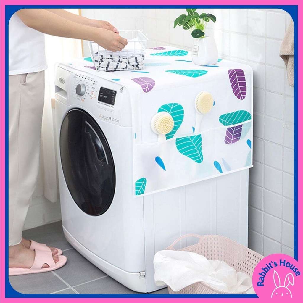 Tấm Phủ Nóc Tủ Lạnh, Lò Vi Sóng Chống Nước Chống Bụi Có Ngăn Đựng Đồ Tiện Lợi
