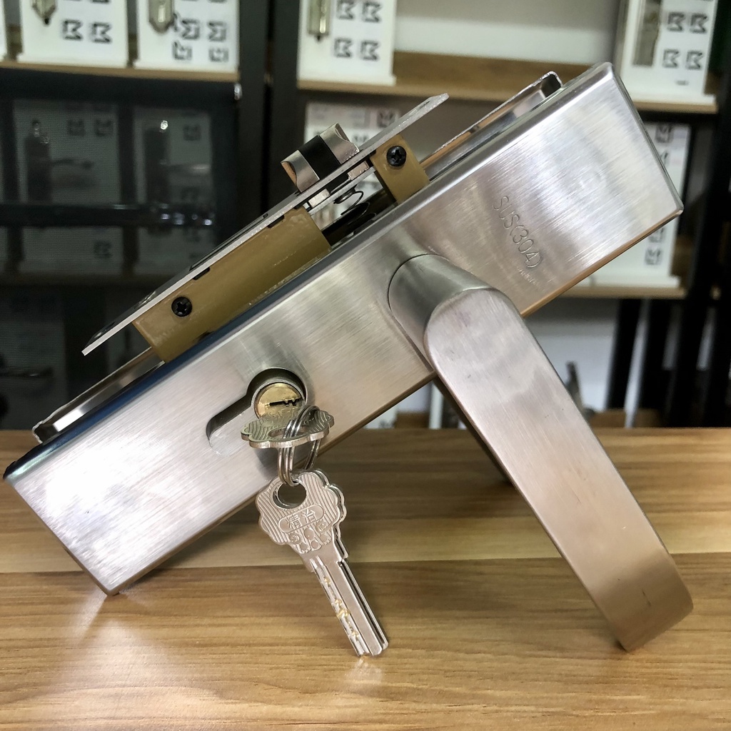 Khoá inox tay gạt dùng cho cửa phòng mã 801-05