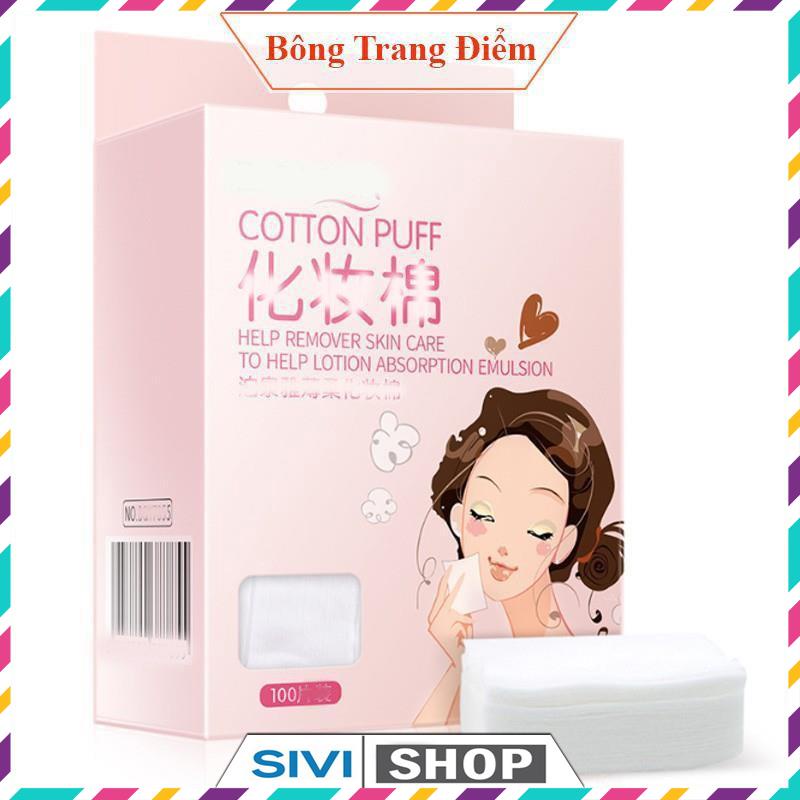 Bông tẩy trang trang điểm Nội Địa Trung