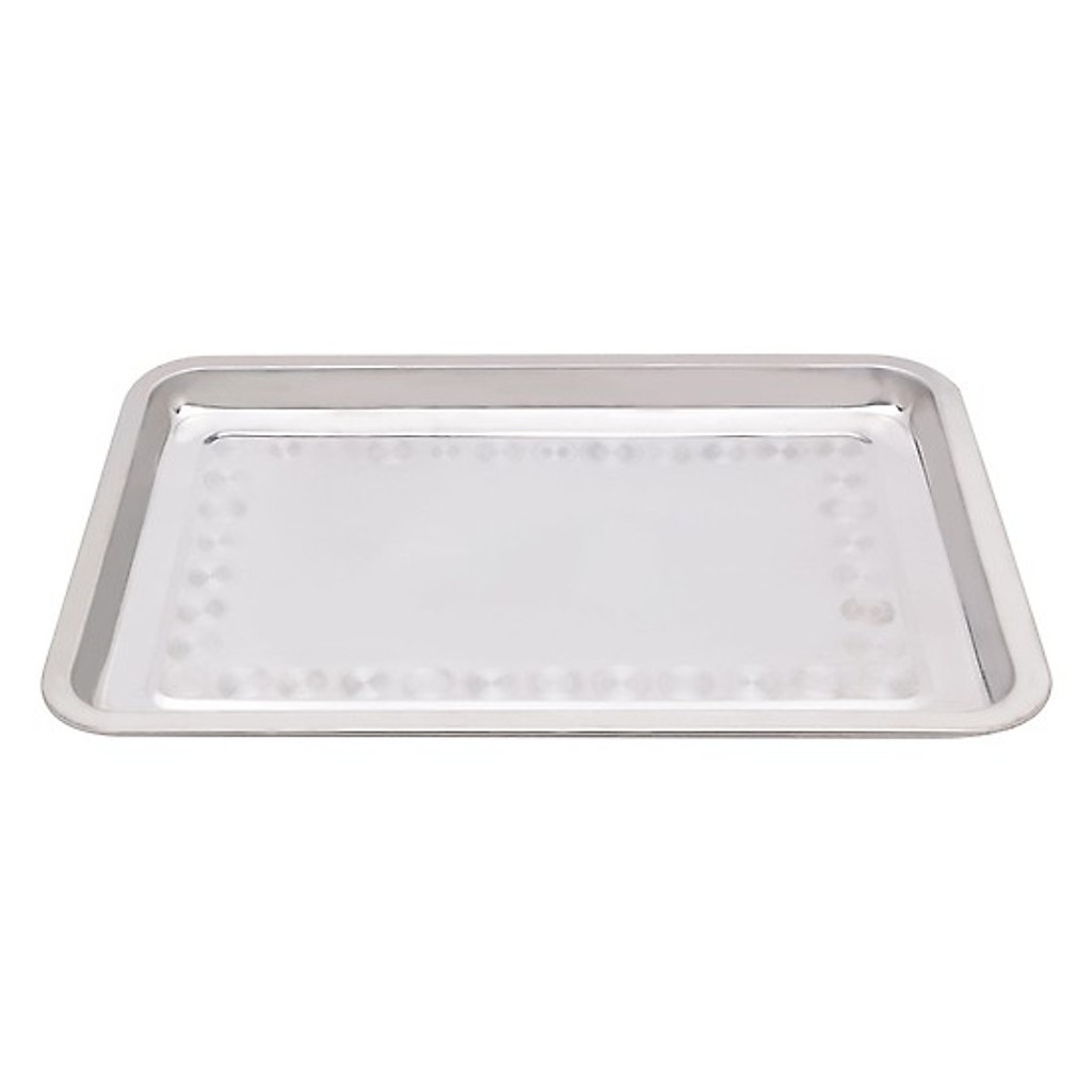 Khay inox chứa thực phẩm 35*50*3 cm