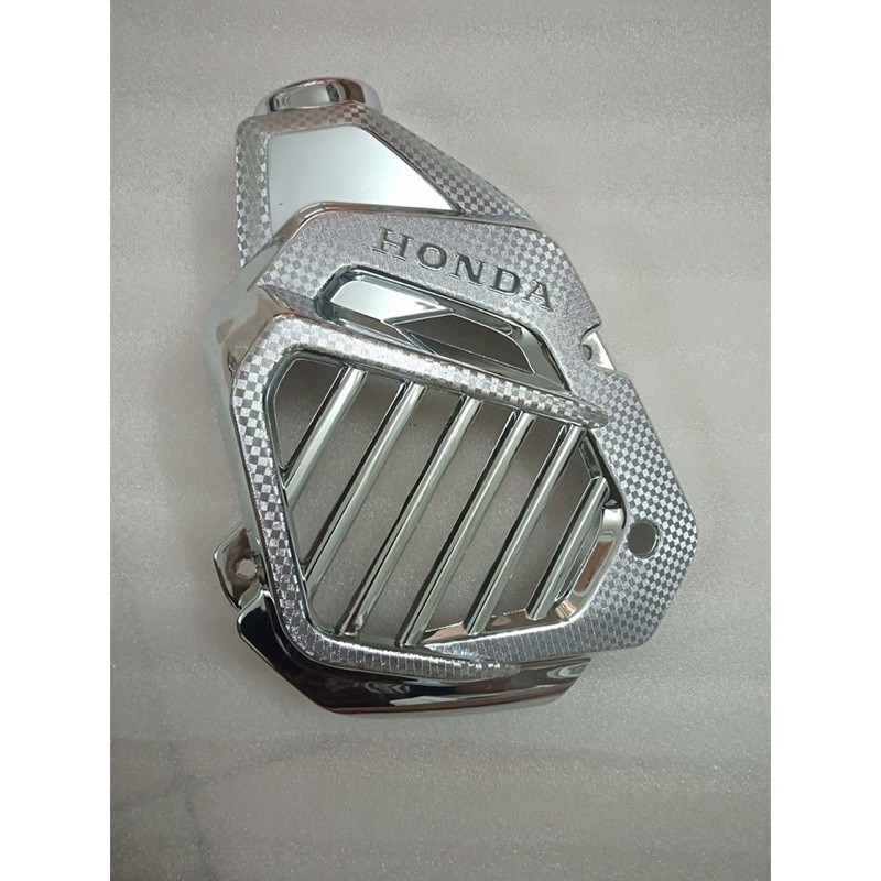 Bộ ốp bảo vệ xe lead (2017-2021), 2 kiểu: mạ xi ctom trắng/đen cacbon (Có bán rời)