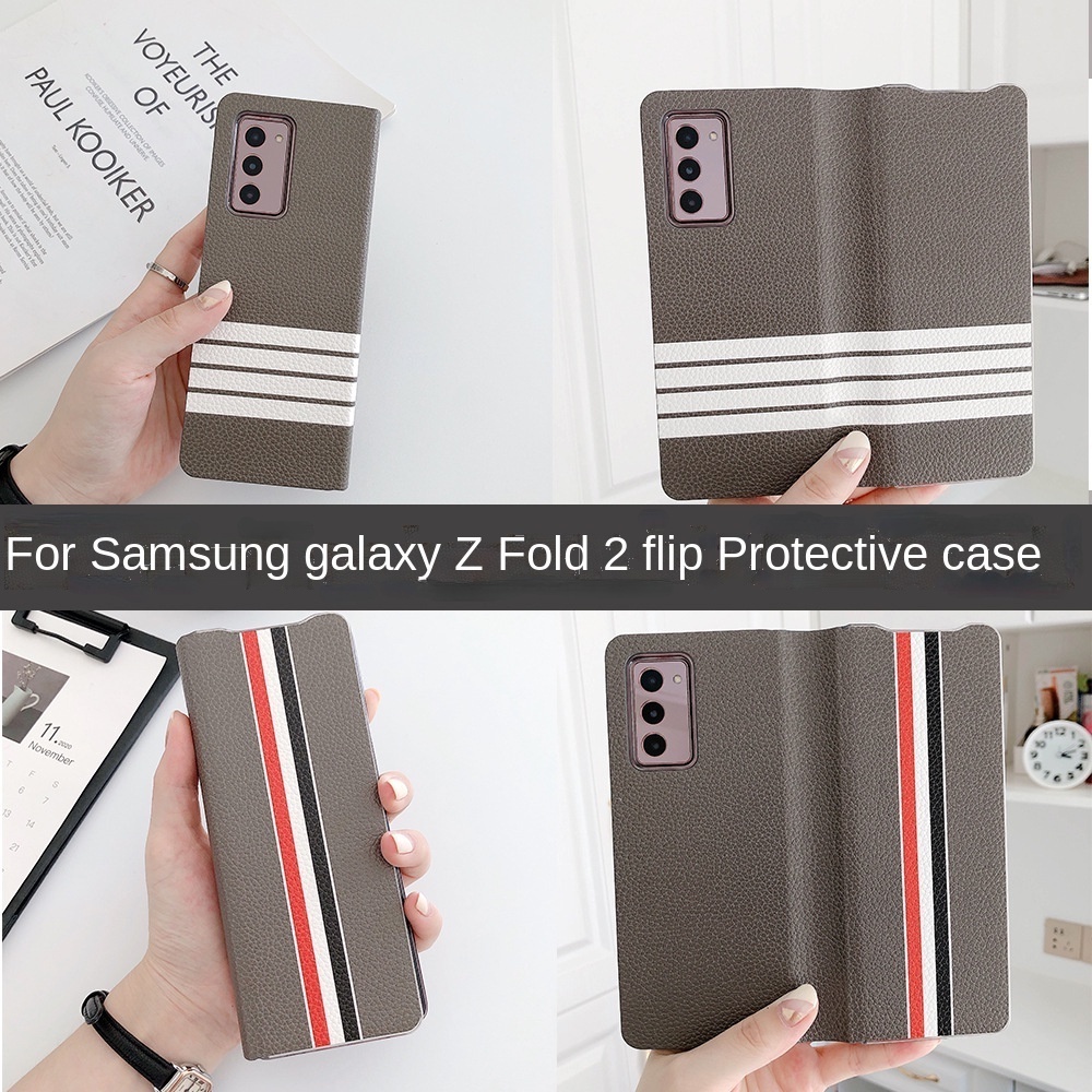 Bao Da Điện Thoại Nắp Lật Bảo Vệ Toàn Diện Cho Samsung Zfold2 W21 W9160 F9160