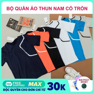 Bộ quần áo thun nam thể thao cổ tròn