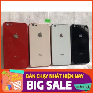 Ốp lưng kính viền mềm iPhone 6 plus