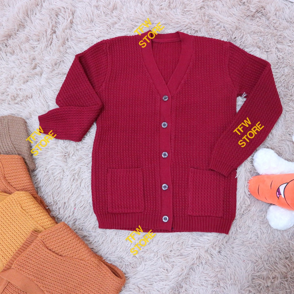 Áo len (dày tim) cổ tim cho người lớn tuổi, người già, cho bà, cho mẹ - Made in VN | BigBuy360 - bigbuy360.vn