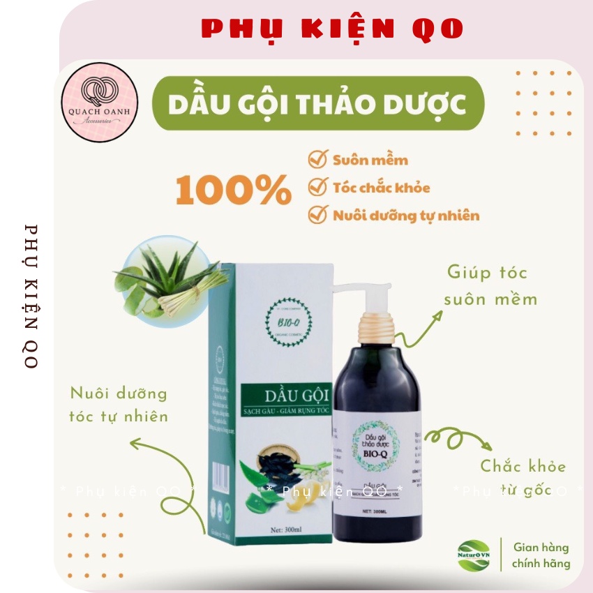 Dầu gội xả , bồ kết, bưởi, thảo dược cô đặc giúp sạch gàu, giảm gãy rụng tóc - 300ml