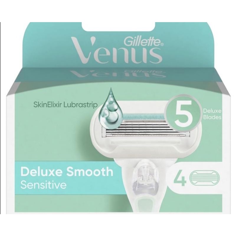 Hộp gồm 4 đầu thay gillette venus sensitive/ extra smooth