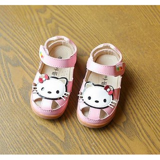 Sandal kitty hồng size trung 26,27,28,29,30