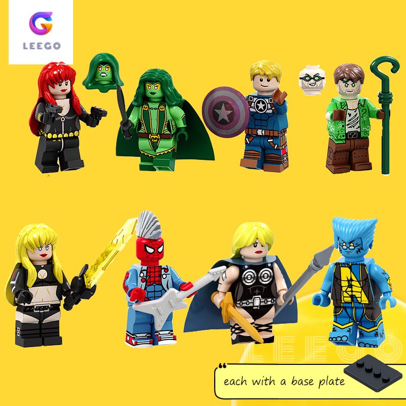 Mô Hình Lego Nhân Vật Captain America