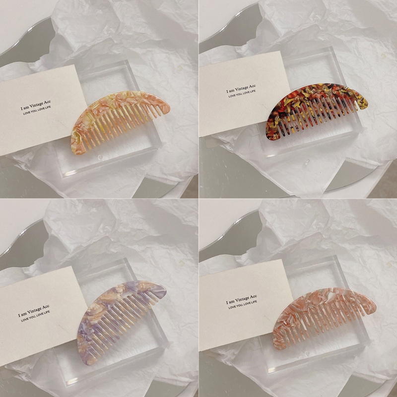 Lược Chải Tóc Răng Rộng Chống Tĩnh Điện Thiết Kế Di Động Tạo Kiểu Tóc Cho Nữ