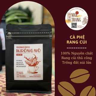 Cà phê Robusta nguyên chất rang củi thủ công Volcanic Coffee Krongno - 250gr 500gr