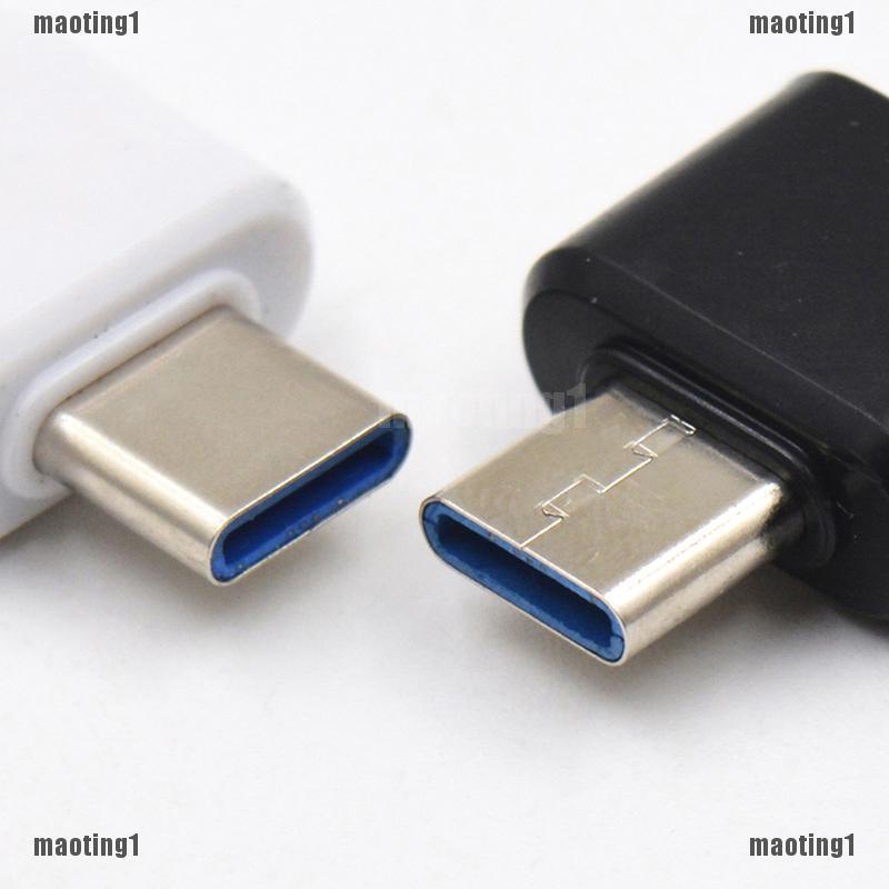 Set 2 bộ chuyển đổi cổng USB Type C Nam sang cổng USB 2.0 dành cho điện thoại / máy tính bảng