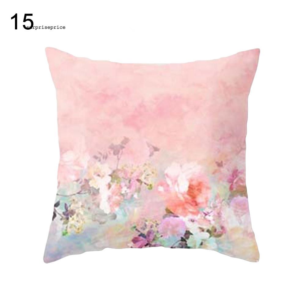 Áo gối khổ vuông 45cm X 45cm in họa tiết phong cách hiện đại