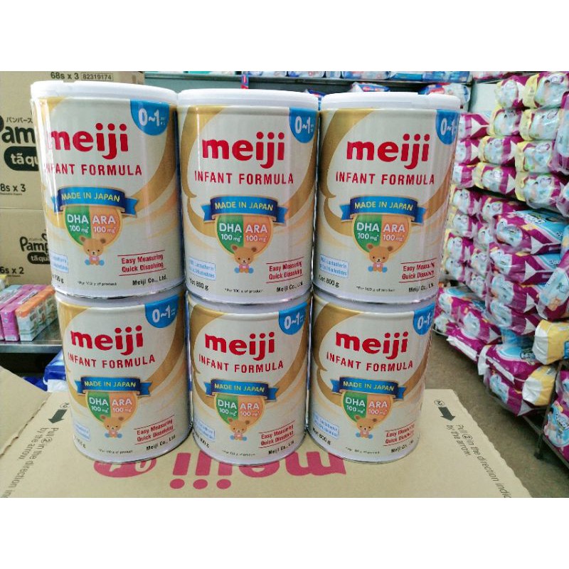 Sữa Meiji nhập khẩu số 0 và Số 9 800g [ mẫu mới]