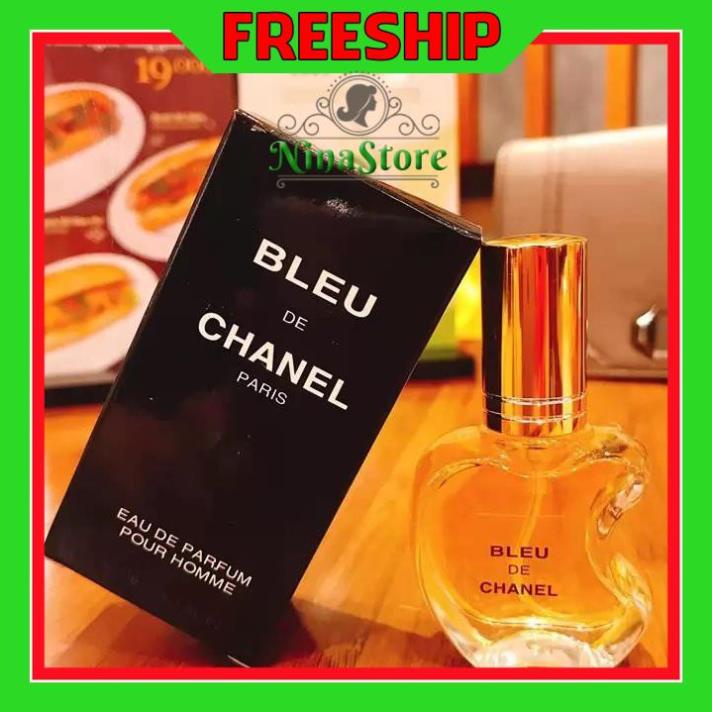 💘FREESHIP💘 Nước hoa nam Bleu EDP chai mini 20ml dạng xịt mẫu táo- Mùi blue- NinaStore | BigBuy360 - bigbuy360.vn