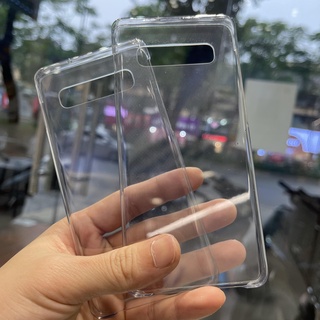 Ốp Lưng Nhựa CỨNG TRONG SUỐT dành cho S10 và S10 Plus - tặng kèm theo máy chuẩn xịn
