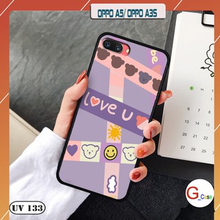 Ốp OPPO A5 -Oppo A3S lưng nhám viền dẻo