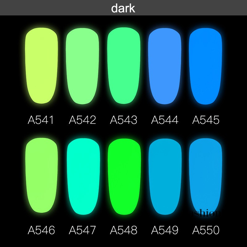 [Hàng mới về] Gel sơn móng tay màu dạ quang 7ml chất lượng cao