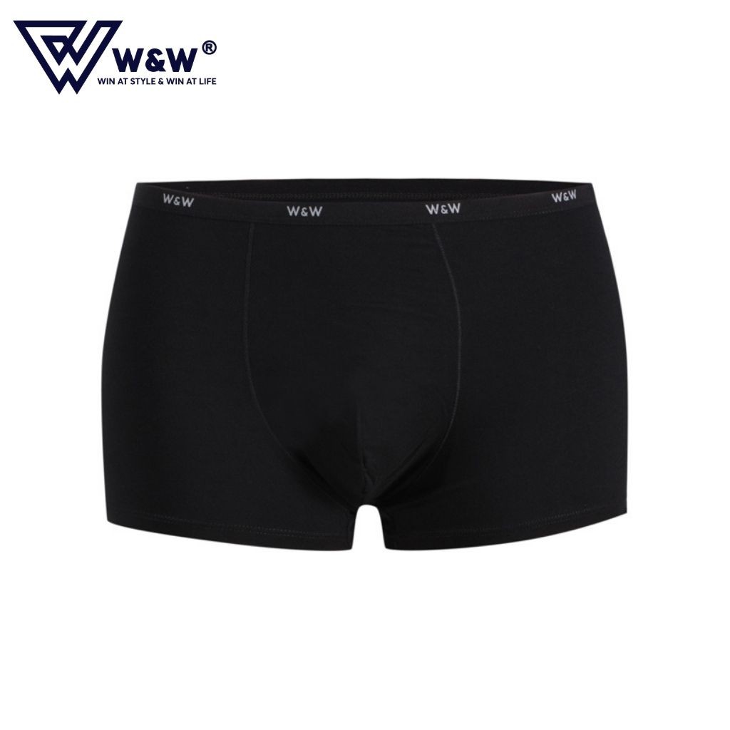 [Mã BMBAU50 giảm 7% đơn 99K] Quần Lót Nam W&amp;W Dáng Boxer Chất Liệu Cao Cấp Mềm Mịn, Đàn Hồi, Kháng Khuẩn Cực Tốt WUW34