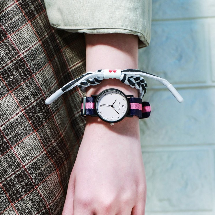 Đồng hồ thời trang nam nữ Mstianq MS30 dây dù siêu bền, phong cách Hàn Quốc, cá tính | BigBuy360 - bigbuy360.vn