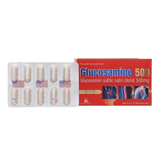 Glucosamine 500 - Giúp duy trì và bảo vệ mô sụn khớp, tăng tiết dịch khớp - 100 viên