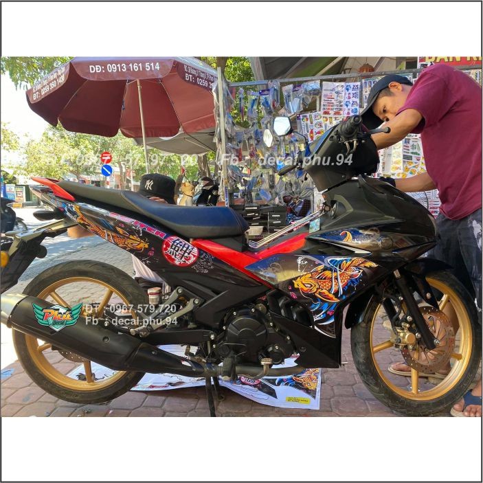 Tem Exciter 150 Cá chép (V)