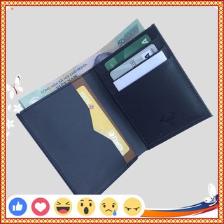 Ví Nam Da Bò Thật Kiểu Đứng - Bảo Hành 12 tháng - Full box | Bóp Nam Đẹp shopm10 hothaito