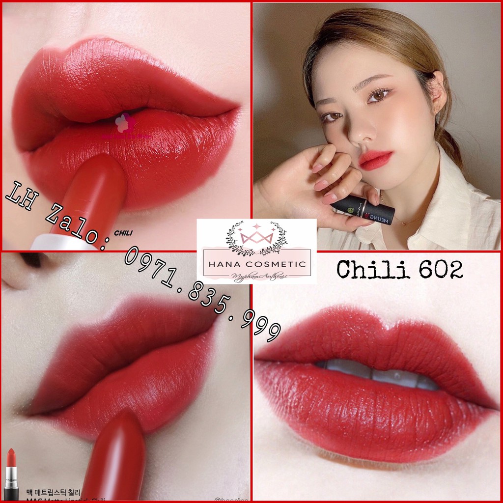 Son MAC Chính Hãng RUBY WOO/DEVOTED TO CHILI/LADY DANGER/DANGEROUS/MARRAKESH - Hàng Đủ Bill Bao Check | Thế Giới Skin Care