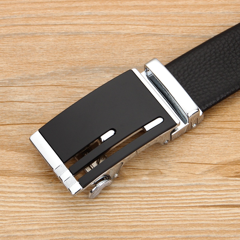 Thắt Lưng Da Nam Mặt Đá ANO Sang Trọng, Khoá Tự Động Thời Trang Cao Cấp TLN019