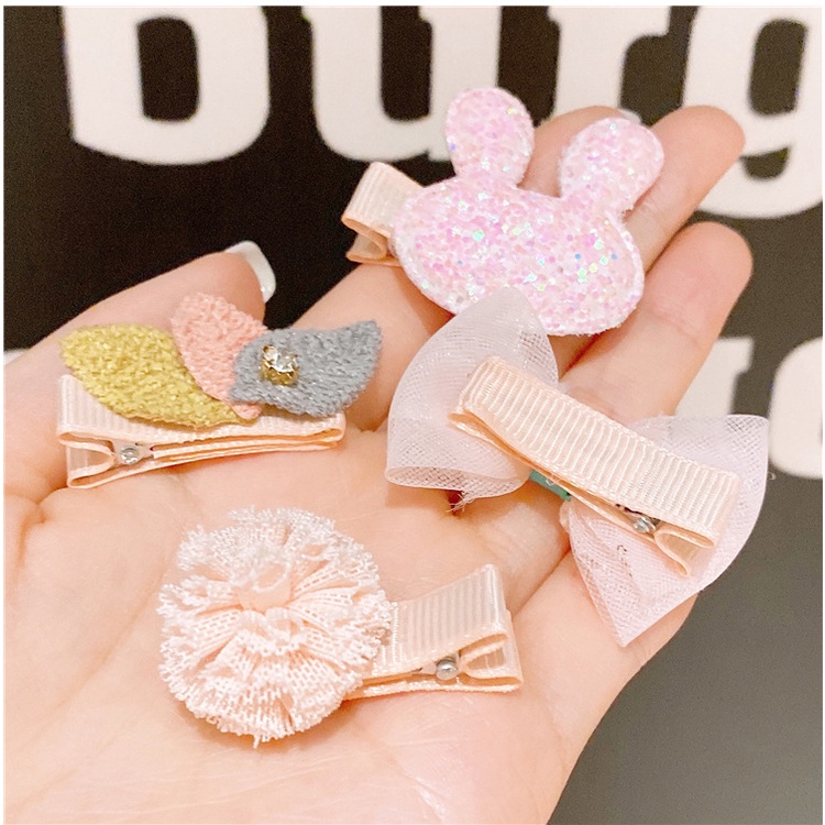 Set kẹp tóc cho bé gái nhiều hình dẽ thương kẹp tóc mái hàn quốc