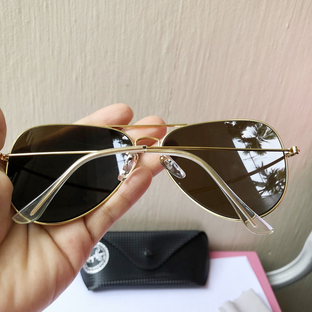 KÍNH MÁT Nam Nữ TRÒNG THỦY TINH NÂU TRÀ CAO CẤP GỌNG KIM LOẠI HOT TREND - BUSTORE | BigBuy360 - bigbuy360.vn