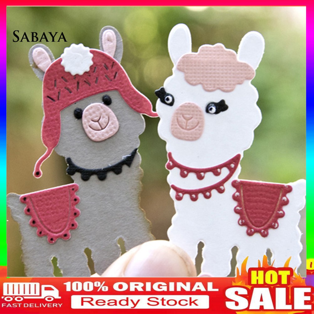 Khuôn Cắt Giấy Làm Từ Kim Loại Hình Lạc Đà Trang Trí Scrapbook