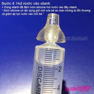 Combo 50 đầu rửa mũi silicon cho bé
