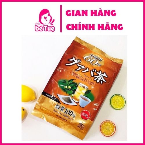Trà giảm cân , thanh lọc cơ thể tinh chất Lá Ổi Orihiro Guava 60 gói [hàng Nhật]