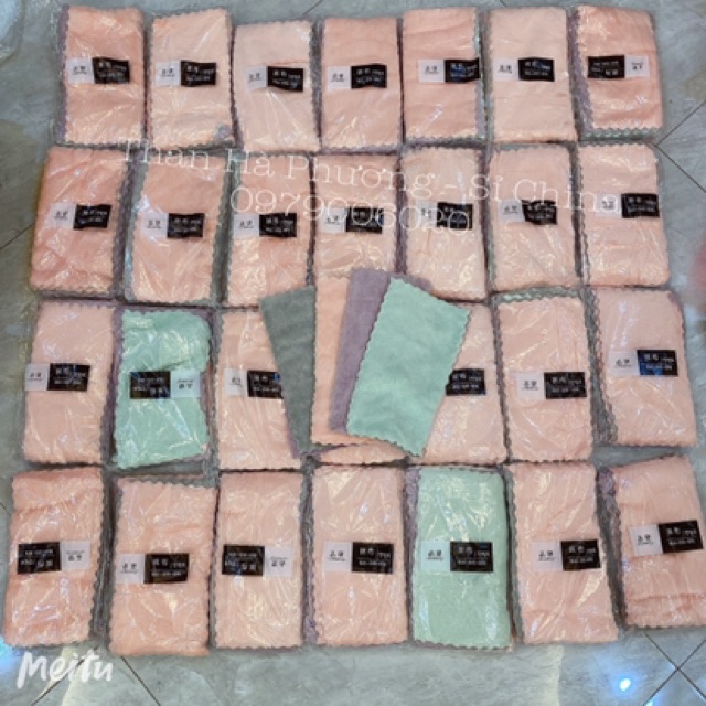 [1K- RẺ VÔ ĐỊCH] Khăn lau đa năng bếp, bát đĩa, cốc chén thấm nước chống dính dầu mỡ hai mặt | BigBuy360 - bigbuy360.vn