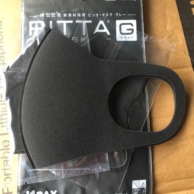 Khẩu trang lọc khói bui PITTA giữ nhiệt MASK 3 miếngCHÍNH HÃNG  bảo vệ sức khỏe sức khỏe người sử dụng