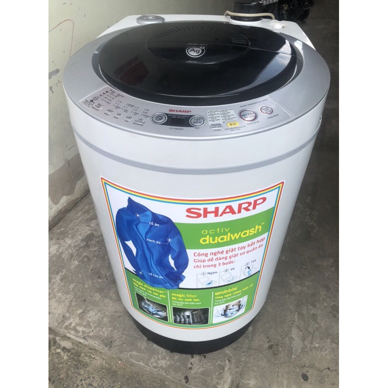 máy giặt sharp 9,8ky