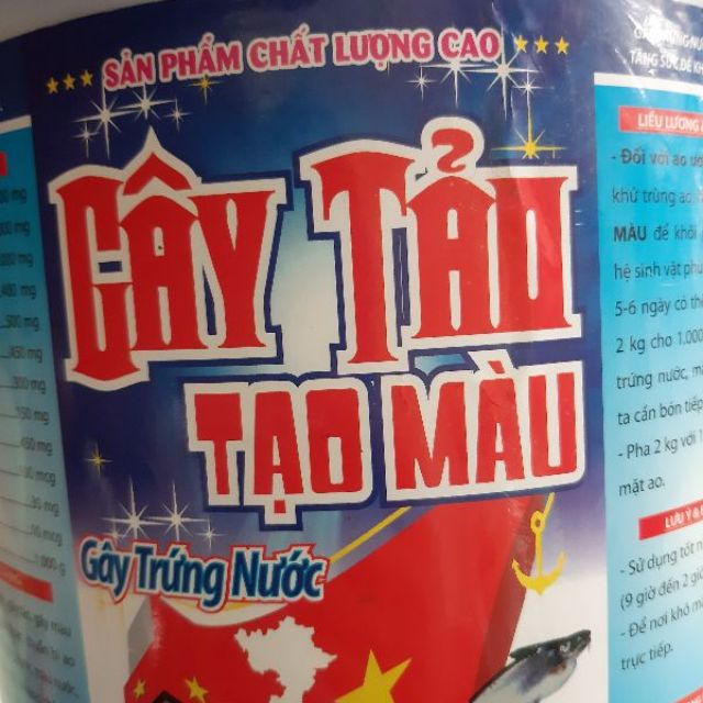 Chất gây tảo và tạo màu nước. Tạo bobo hủ 500g