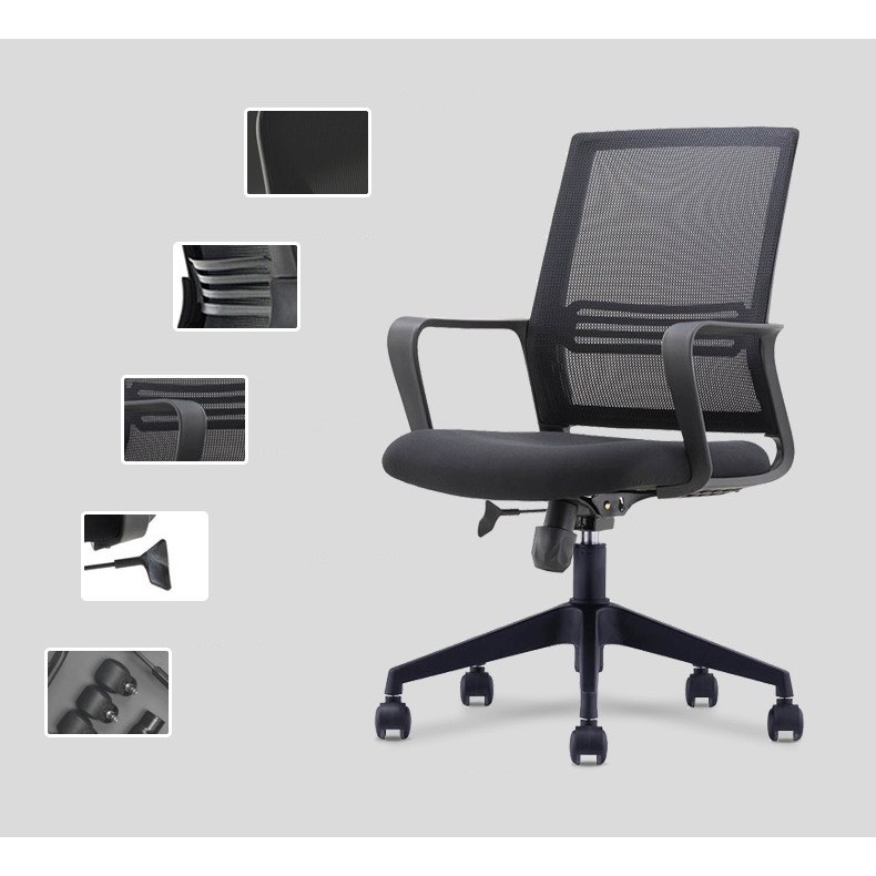 Ghế xoay , ghế văn phòng , ghế tựa lưng cao cấp Tâm house mẫu mới G37