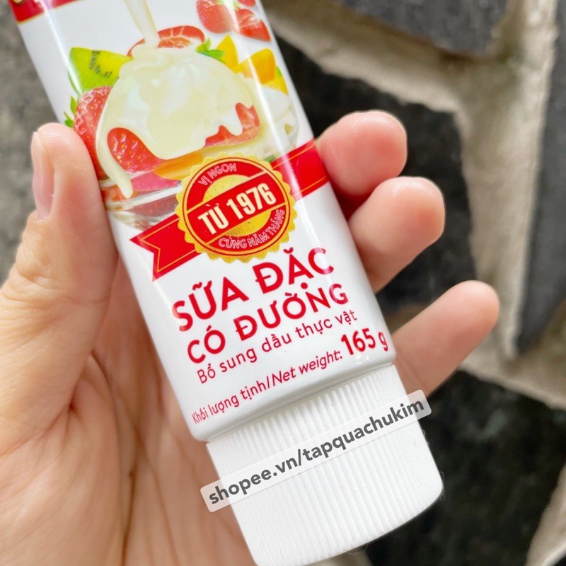 Sữa đặc ÔNG THỌ màu đỏ / socola / dâu dạng TUÝP 165G thơm ngon tiện lợi dễ bảo quản - tapquachukim