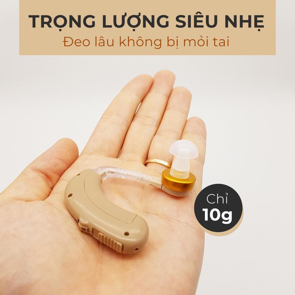 Máy Trợ Thính Axon C109 Đeo Vành Tai Sử Dụng Pin Sạc Lithium