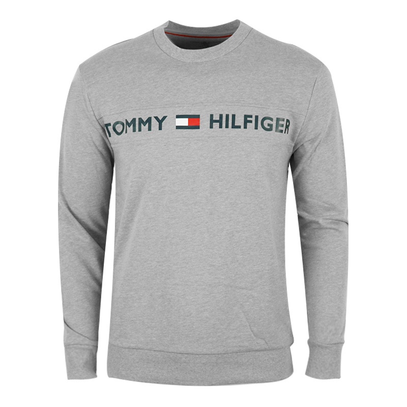 Áo Thun Tay Dài Chui Đầu In logo Tommy Thời Trang Cho Nam