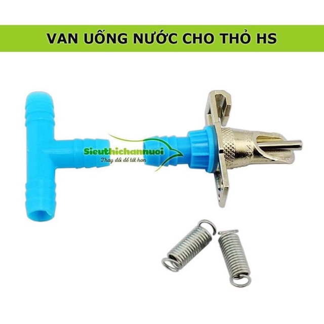 Combo 20 van uống nước tự động cho thỏ 2 lò xo