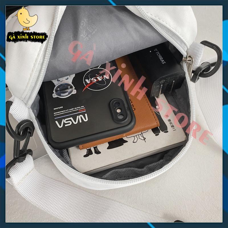 Túi đeo chéo nam nữ vải canvas cá tính đi chơi giá rẻ dễ thương GÀ XINH STORE