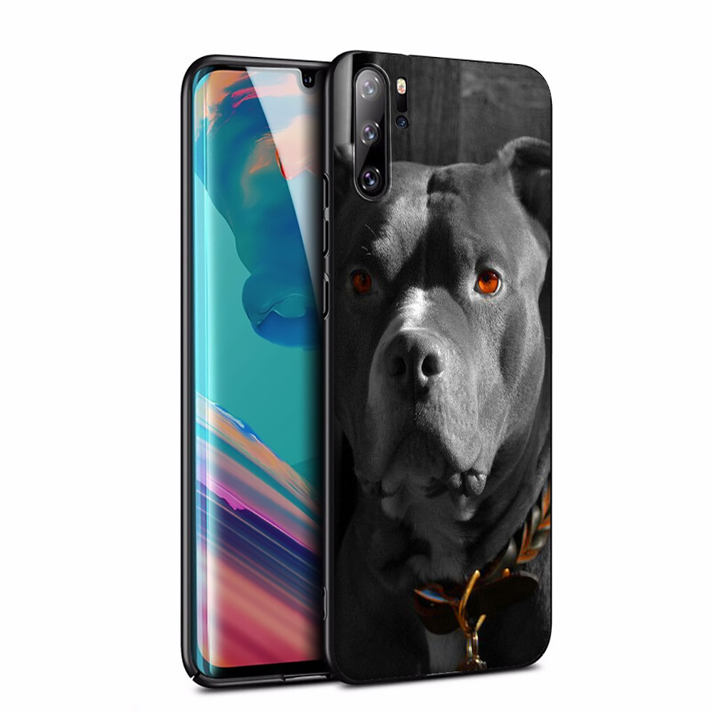 Ốp Lưng Silicone In Hình Chó Pitbull Đáng Yêu Cho Huawei Y5P Y8P P30 P40 P Smart Z S Plus Pro Max Lite