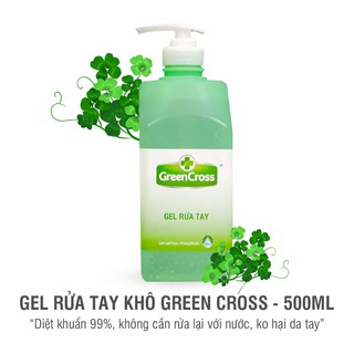 GEL RỬA TAY KHÔ GREEN CROSS 500ML